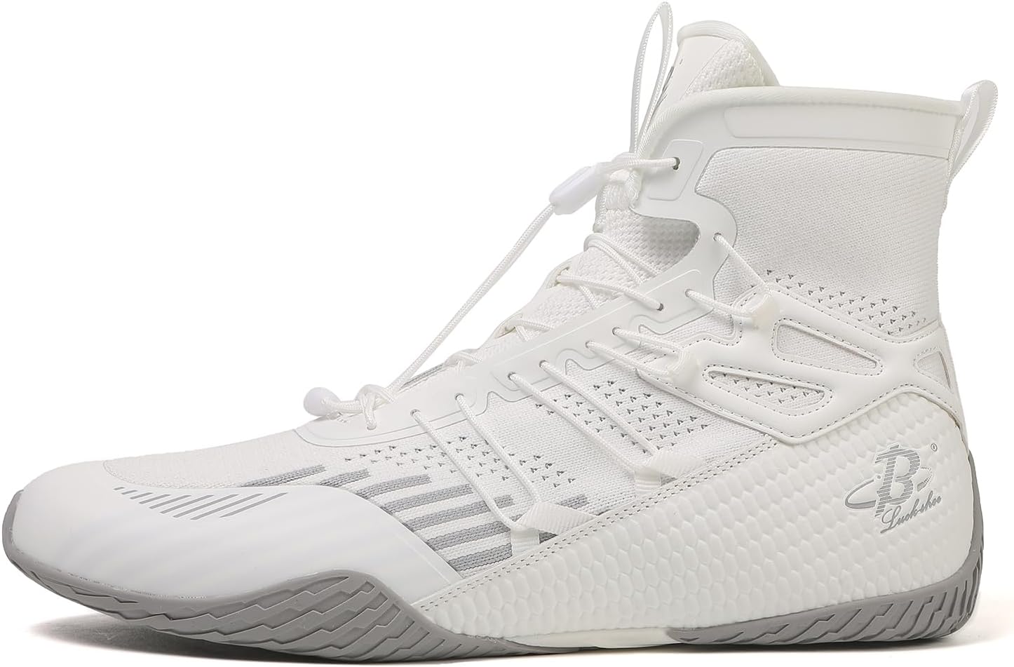 Mens Boxing Shoes Lightweight High-Top Training Footwear