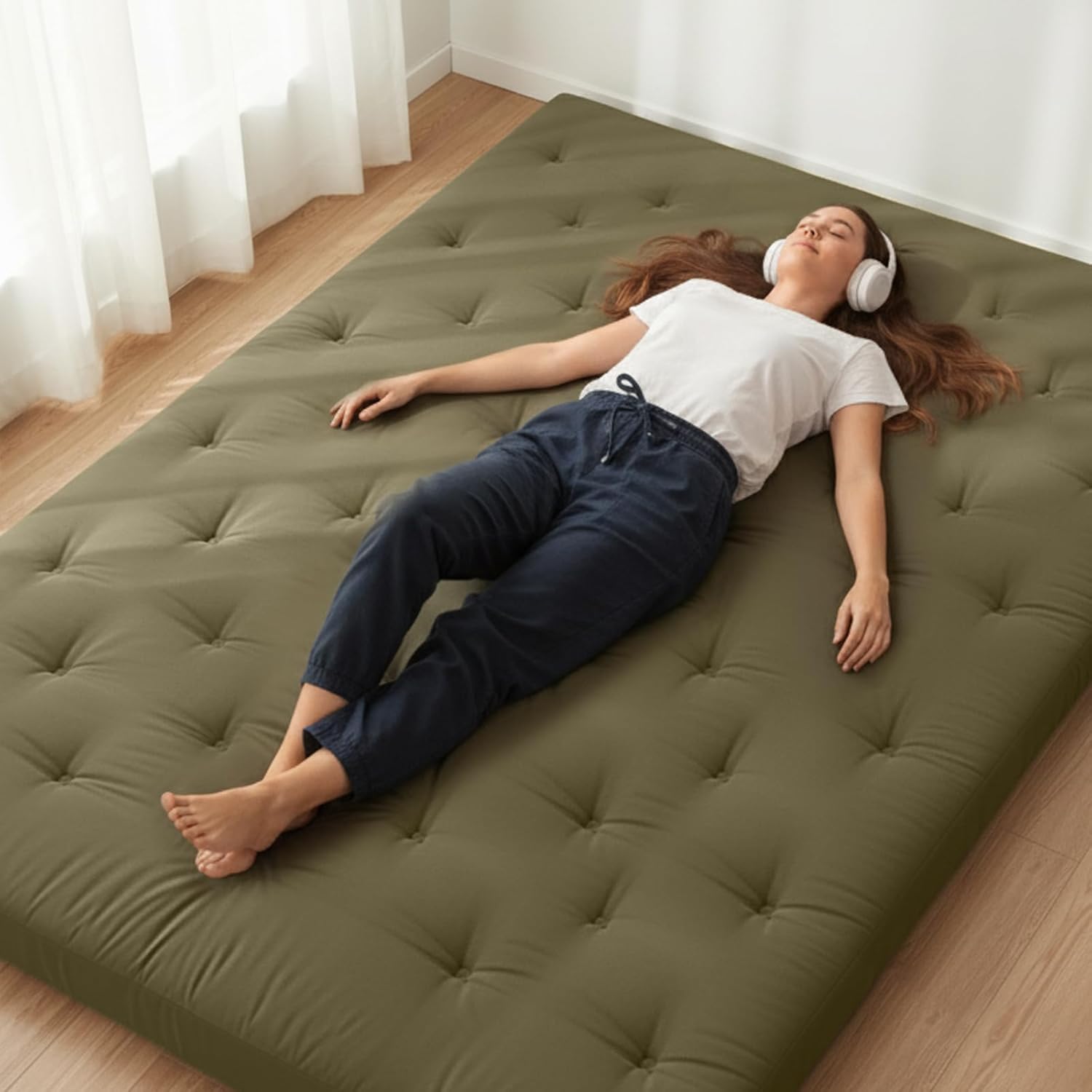 ZonLi Japanese Floor Futon Mattress for Comfortable Sleep