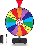 12-inch Spinning Prize Wheel - Heavy Duty Tabletop Spinner