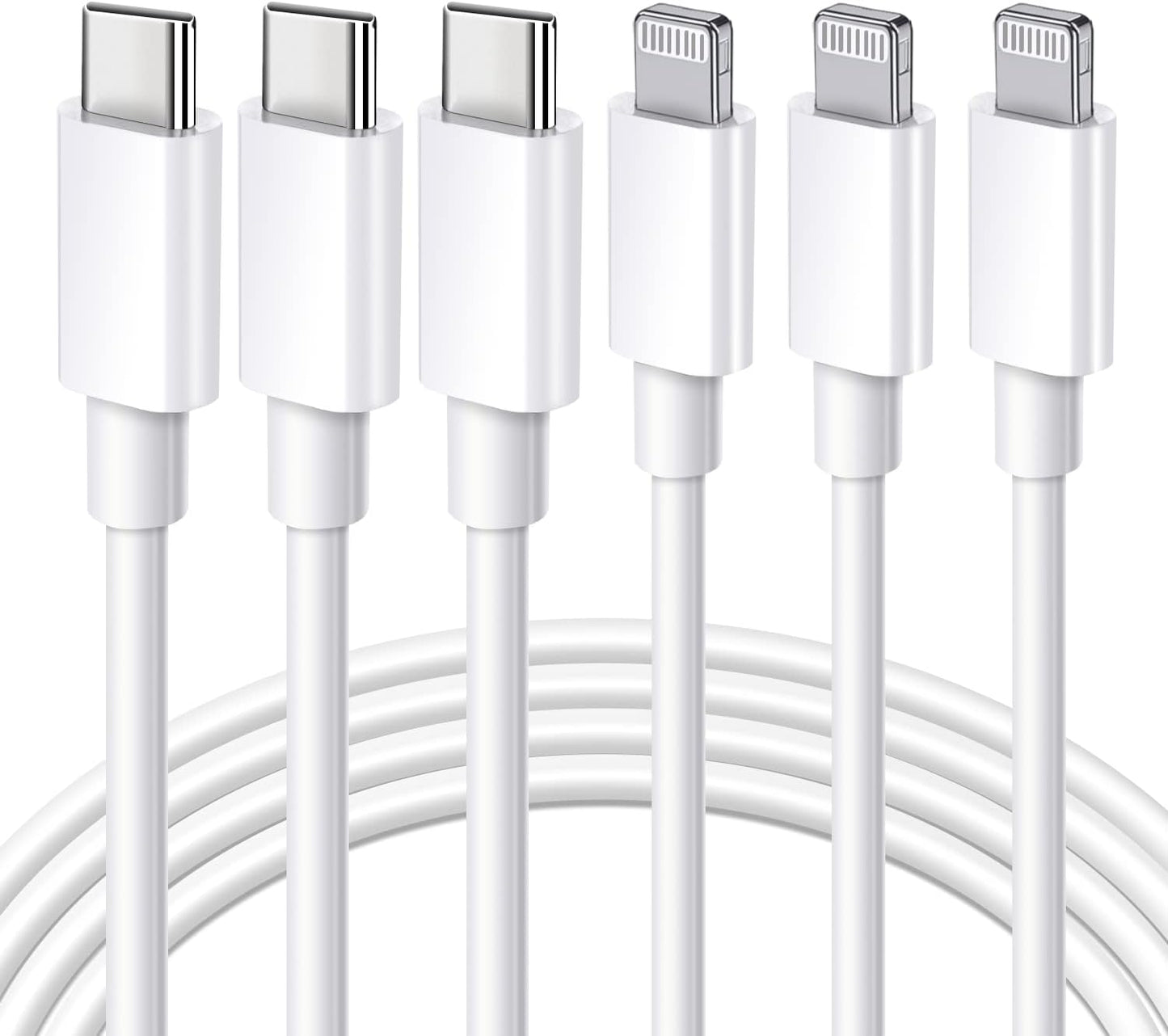 Fast Charge: Ximytec MFi USB C to Lightning Cable 3Pk 10FT