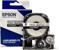 Epson LABELWORKS 214STBWPX Shrink Tube Tape - 14mm White on Black
