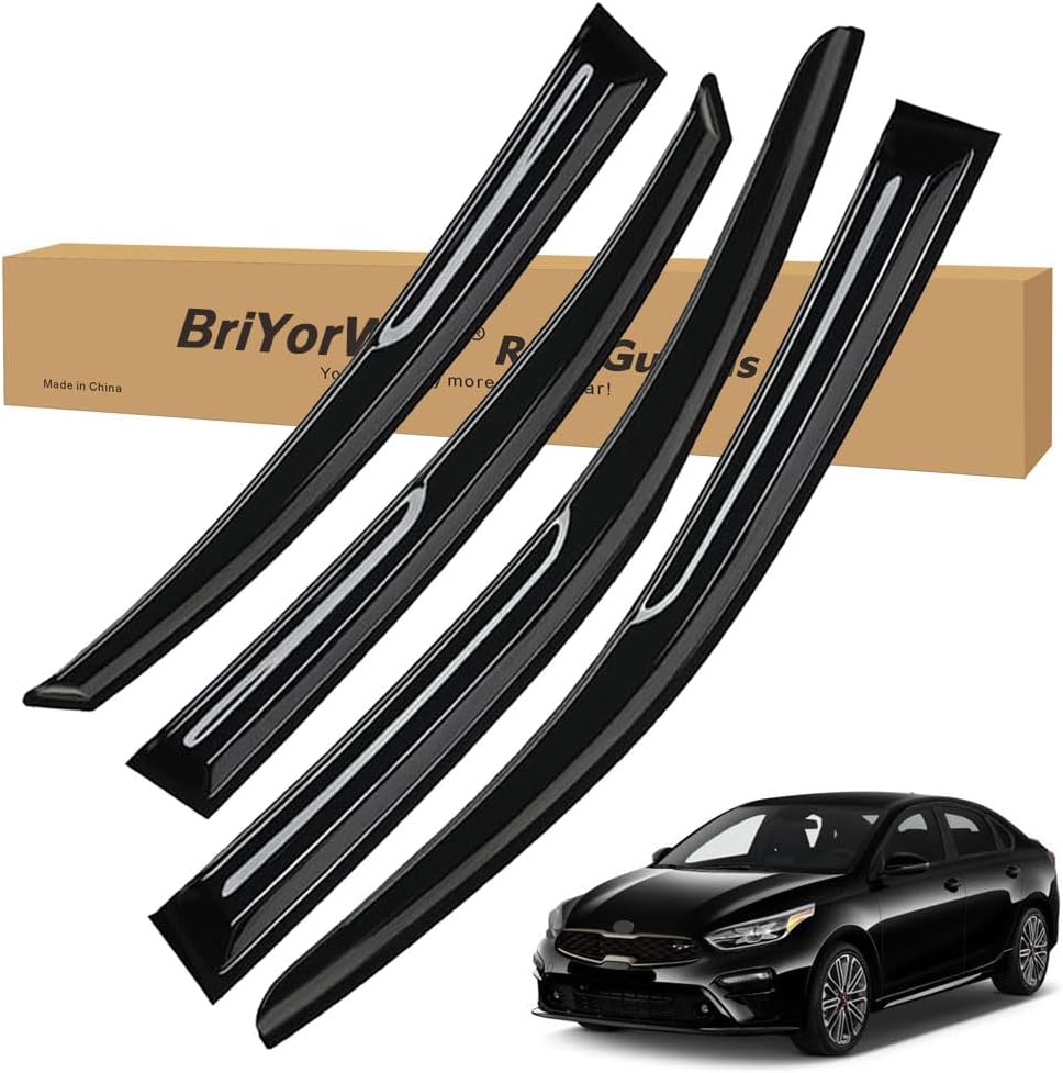 Vent Shades Rain Guards for Kia Forte 2019 2023 Accessories