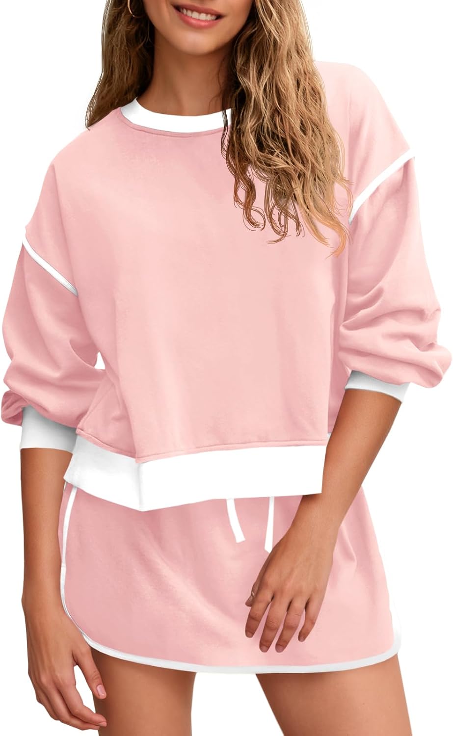 Fisoew Womens Sweatsuits 2 Piece Set for Stylish Comfort