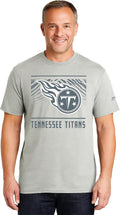 Zubaz NFL Men's Short Sleeve Team Graphic T-Shirt - Bold (Style QCY3)