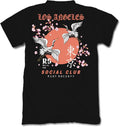 Men's Graphic Crane Tee - Japanese Art Inspired Short Sleeve