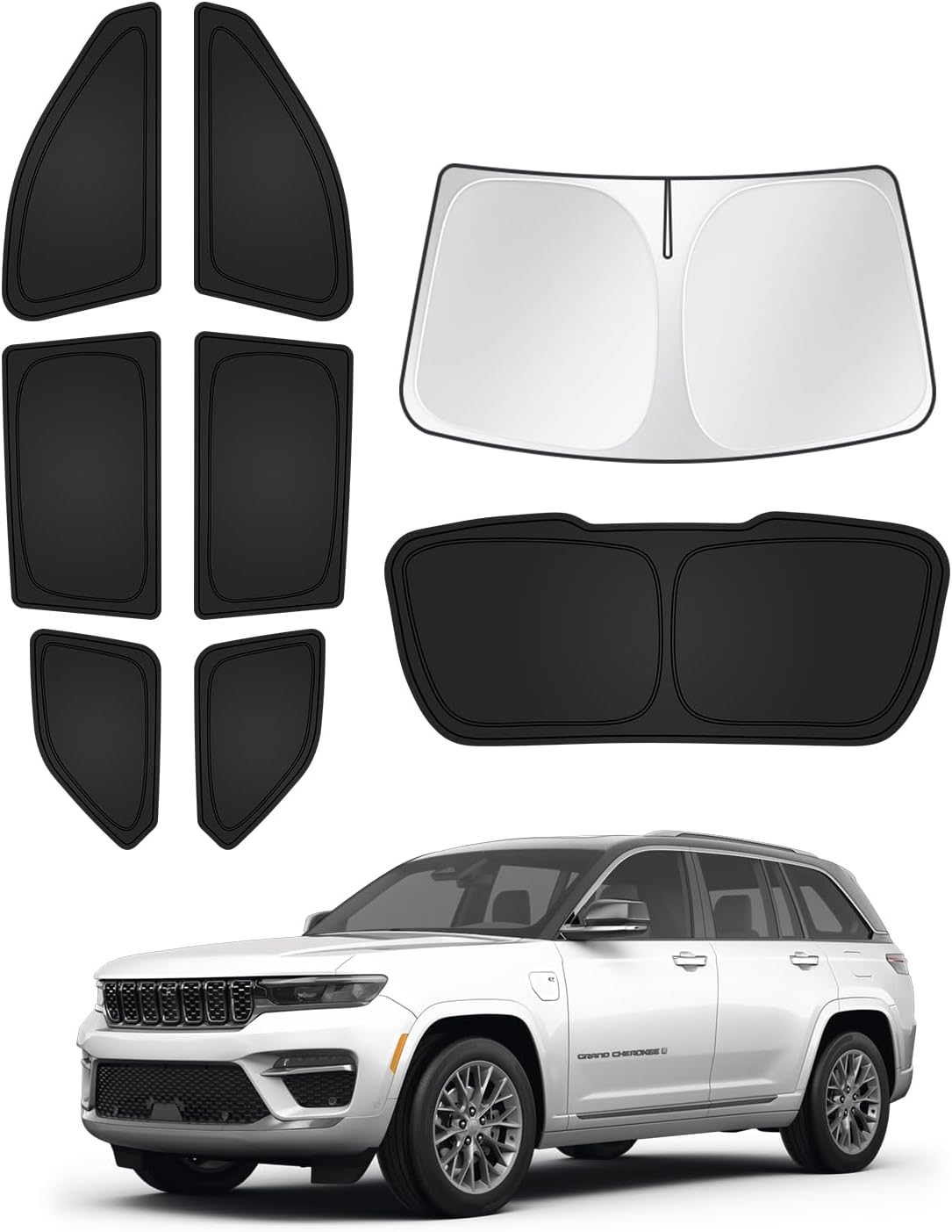 Windshield Sun Shade for 2022-2026 Jeep Grand Cherokee Accessories