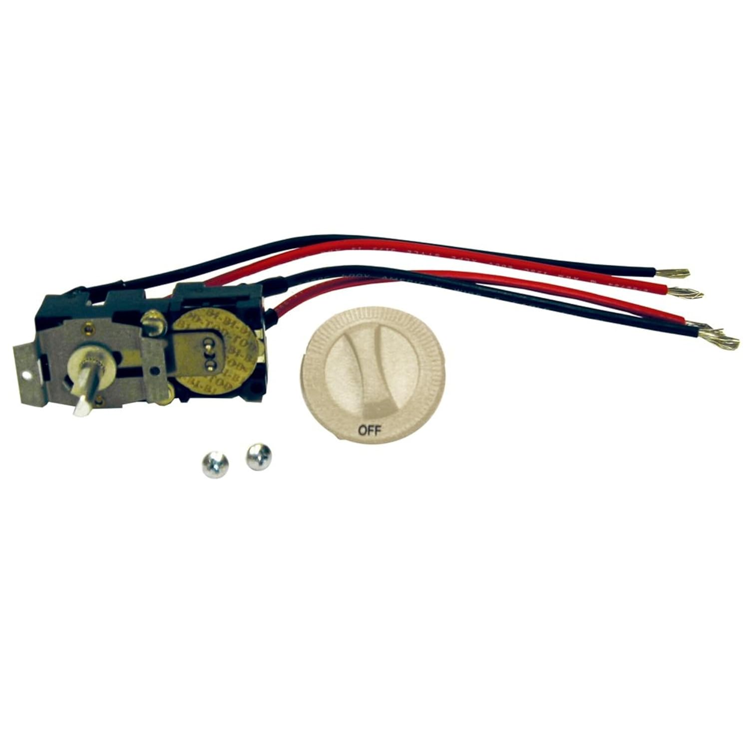 Cadet Com-Pak Double Pole Wall Heater Kit - Built-in Thermostat for CS, CM, CST - Almond