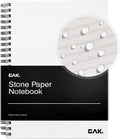 Stone Paper Waterproof Sheet Spiral Notebook M Size - Durable