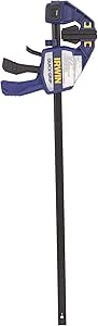 IRWIN QUICK-GRIP Bar Clamp 24in - Heavy-Duty One-Handed Clamp