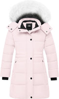 Girls' Winter Coat Long Hooded Parka - Warm Waterproof Puffer