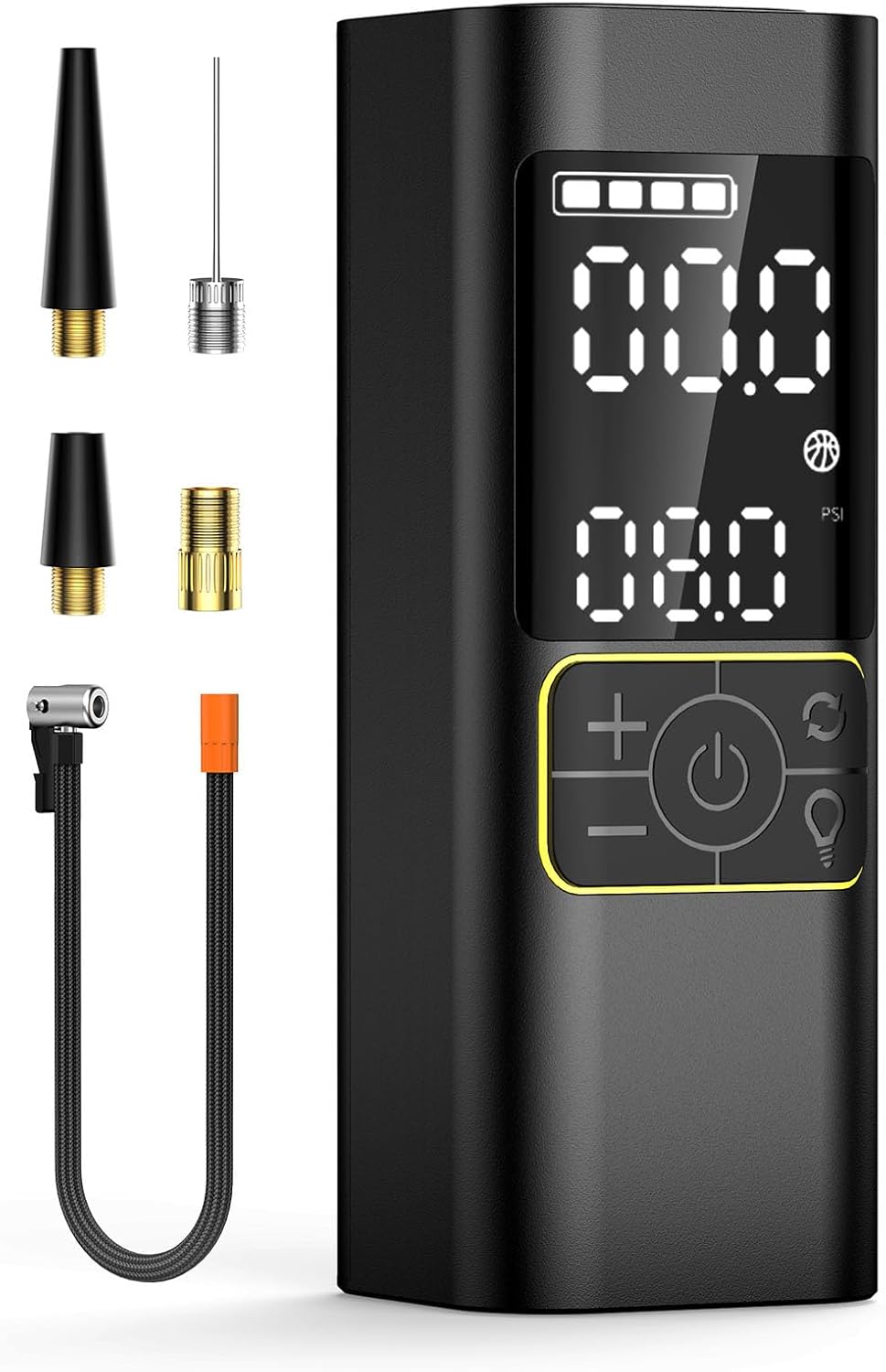 APRUT Dual-Cylinder Tire Inflator - Fast 1-Min Inflation