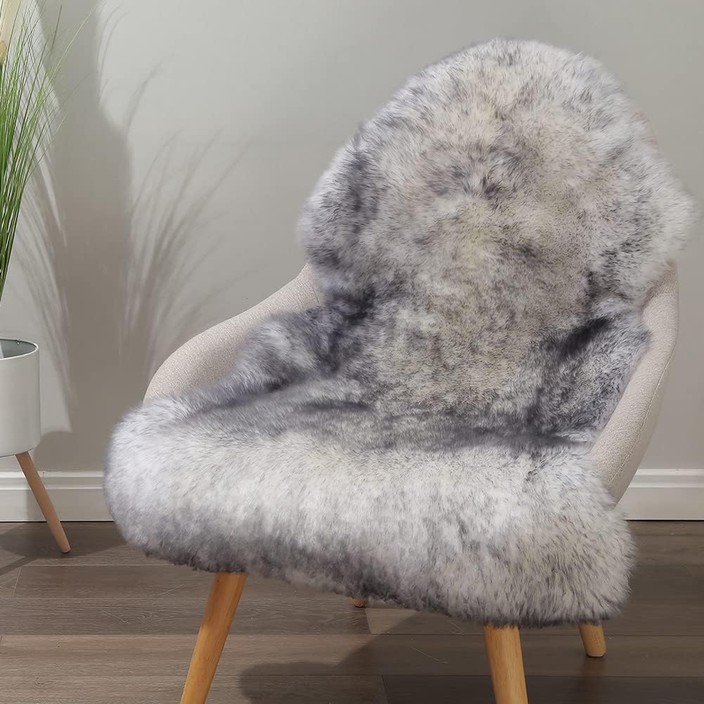 LLB Genuine Sheepskin Area Rug for Cozy Living Spaces