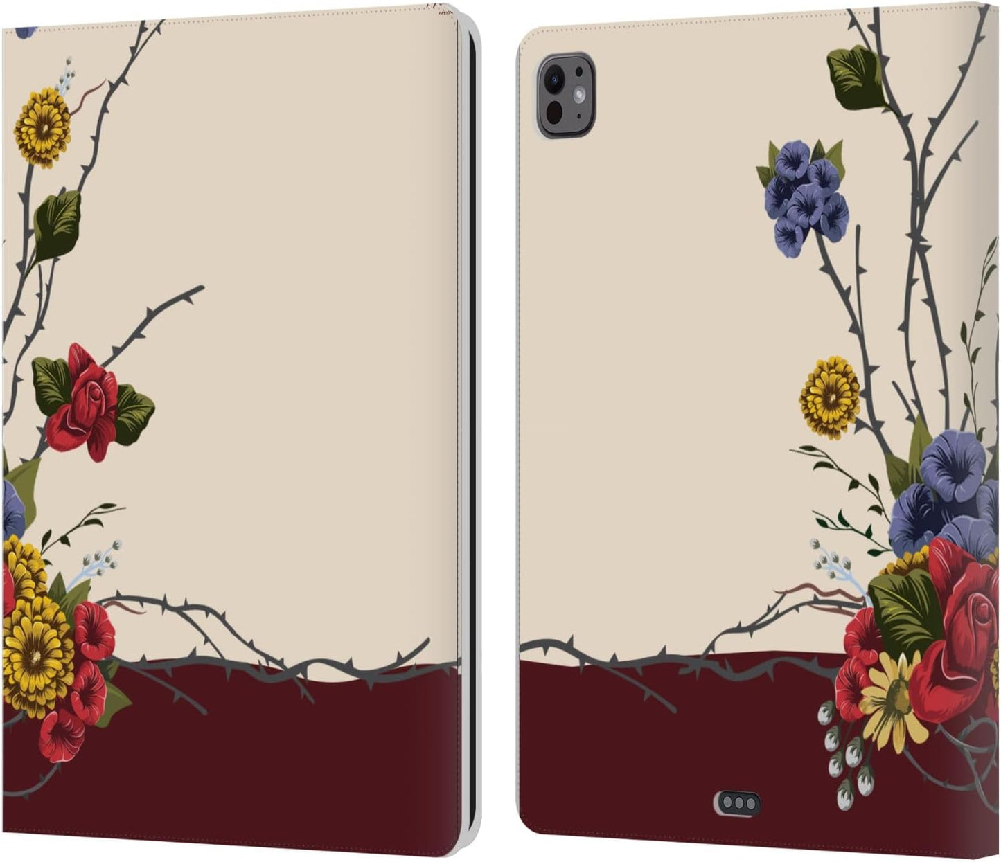 Frida Kahlo Leather Wallet Case for Apple iPad Pro 13 M4 2024