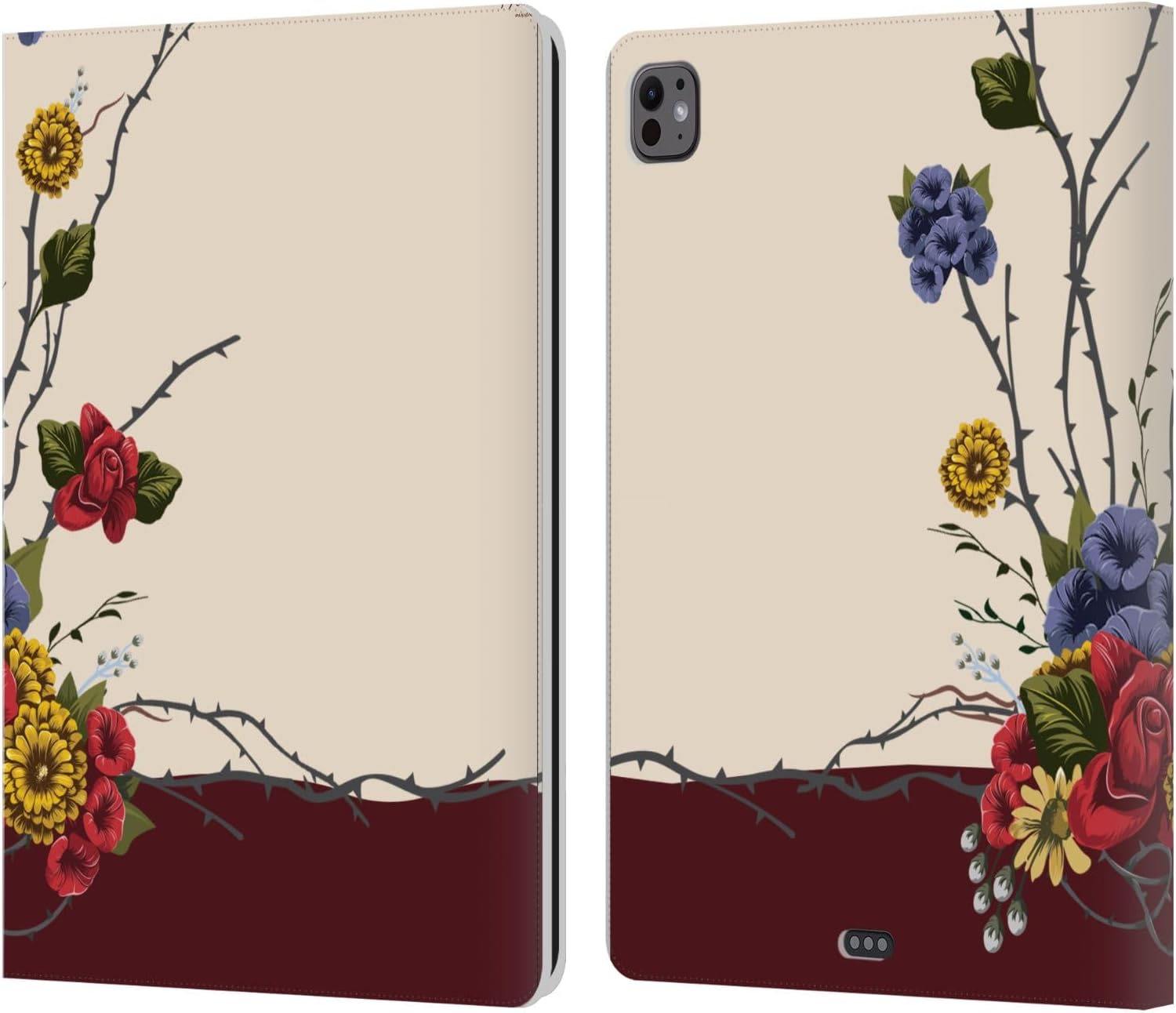 Frida Kahlo Leather Wallet Case for Apple iPad Pro 13 M4 2024