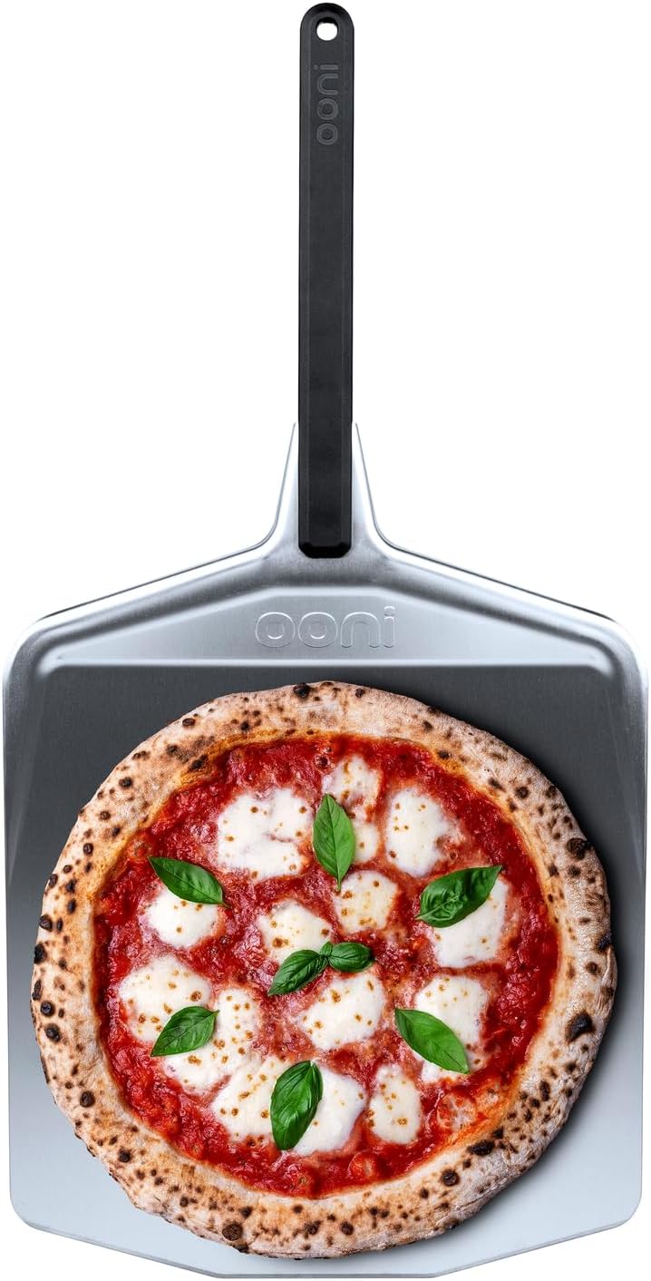 Ooni 12ft Aluminium Metal Pizza Peel - Lightweight Pizza Turner