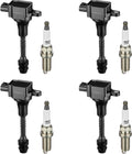 Ignition Coil Pack UF351 and Iridium Spark Plugs 4505 Compatible