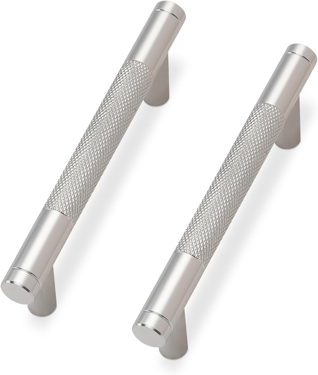 10 Pack Brushed Satin Nickel Cabinet Pulls for Modern Kitchens
