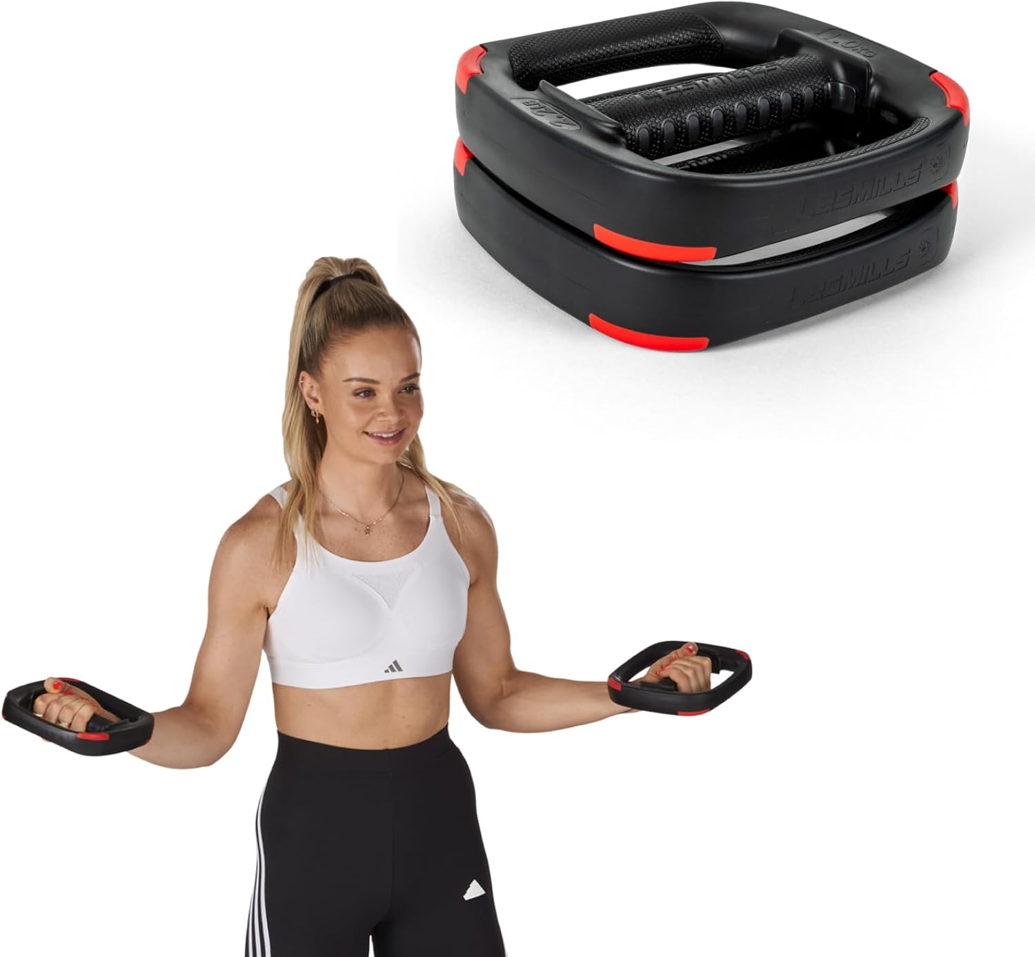 Les Mills Dual Purpose Ergonomic Exercise Weight Plates