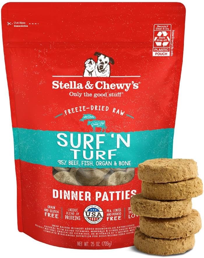 Stella & Chewy's Freeze-Dried Raw Dinner Patties for Dogs