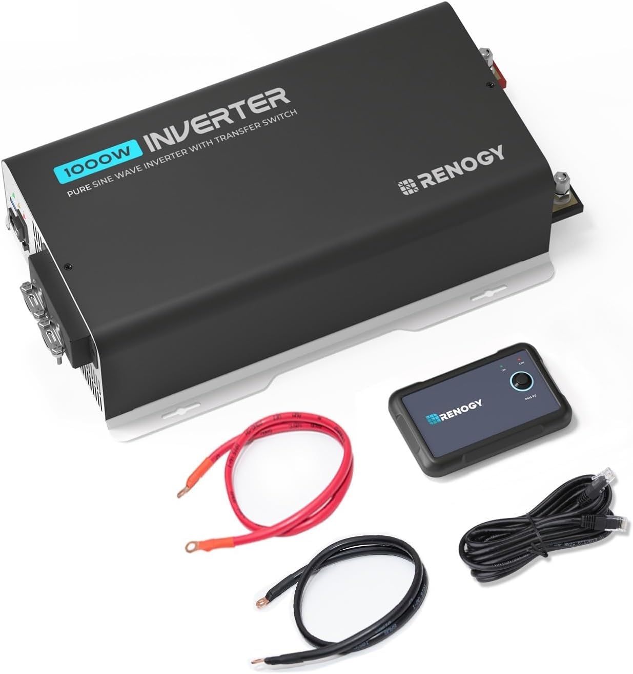Renogy Inverter PUH 1000W Pure Sine Wave with Bluetooth Control