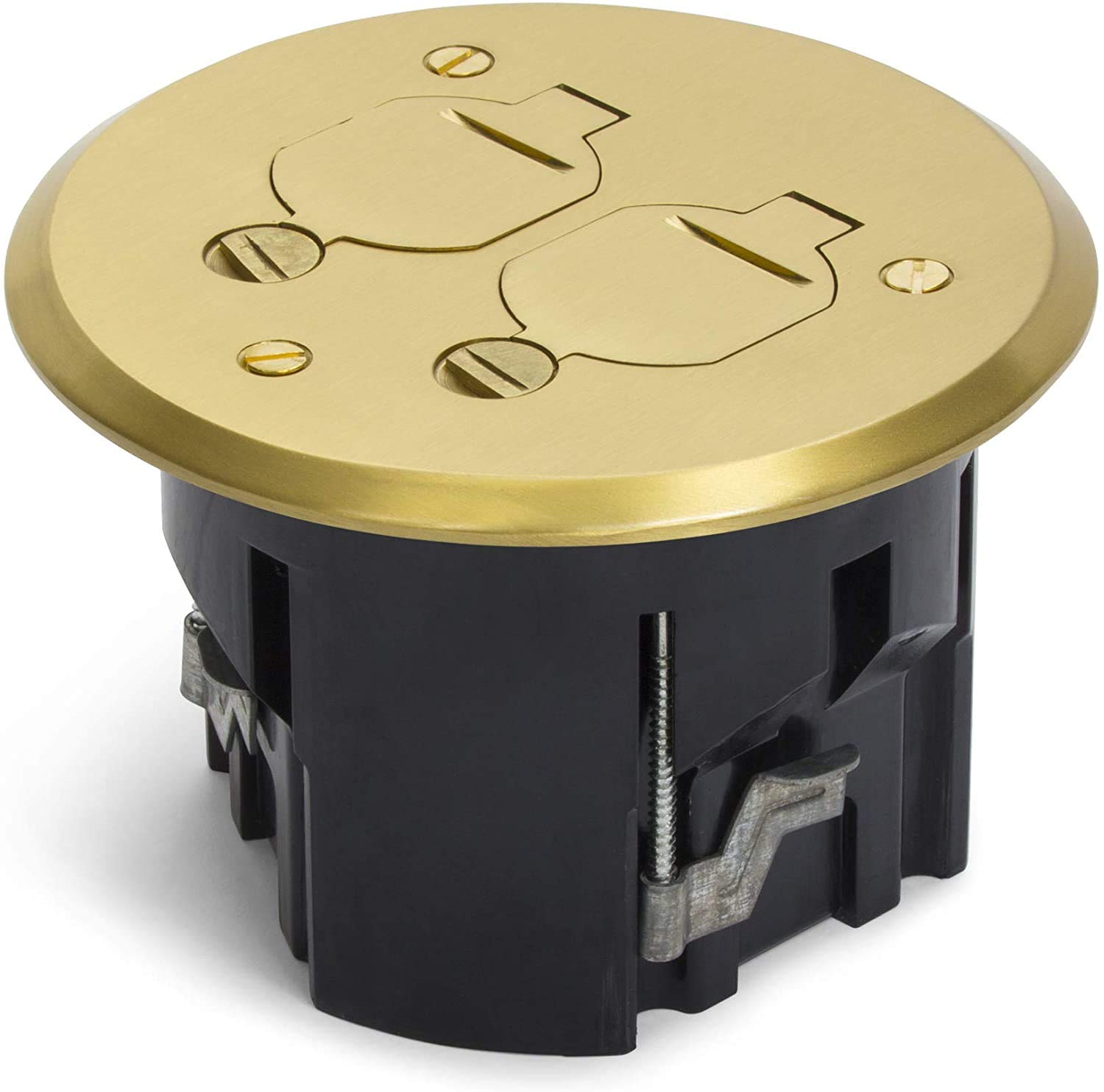 Lew Electric PBR1-FPB Round Floor Box Kit for Wood Floors