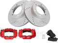 Front Performance Brake Pad & Rotor Kit for Toyota Tundra and Sequoia