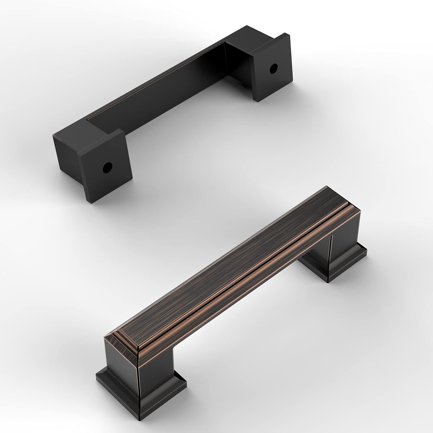 10 Pack Oil Rubbed Bronze Cabinet Pulls for Kitchen and Bath
