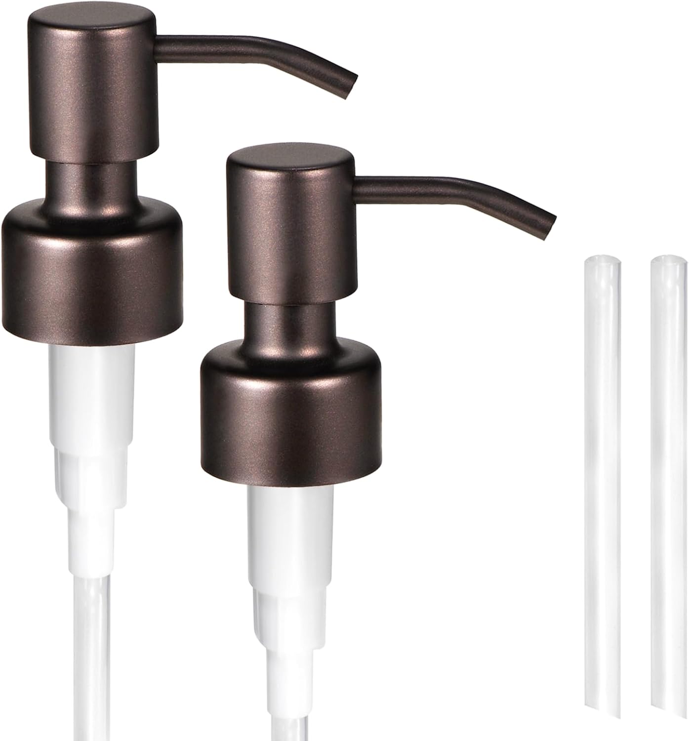 304 Stainless Steel Pump Set - Waterproof Labels, Fits 28/400 Bottles