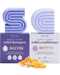Purple Shampoo & Conditioner Bar for Color Treated & Grey Hair