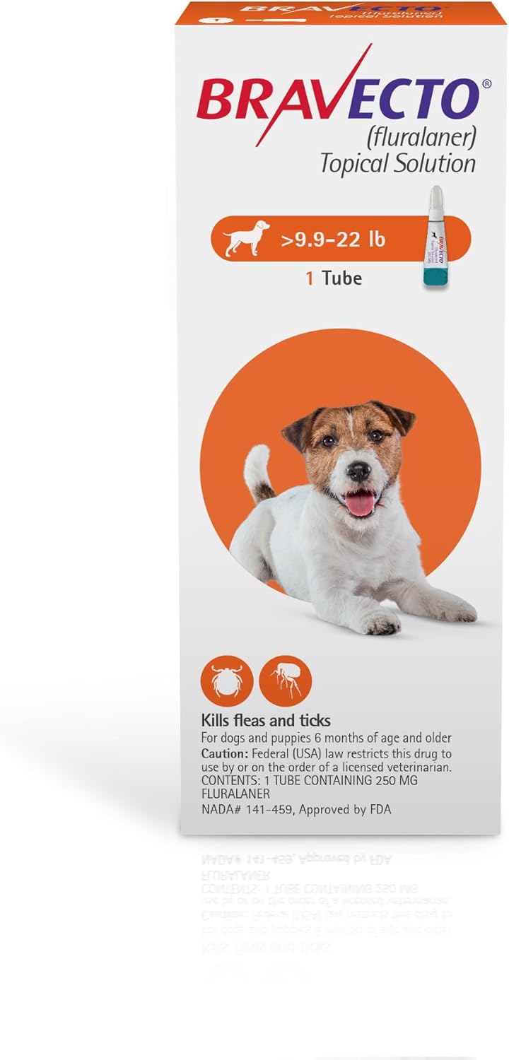 BRAVECTO Topical Solution for Dogs - 12 Week Flea & Tick Care
