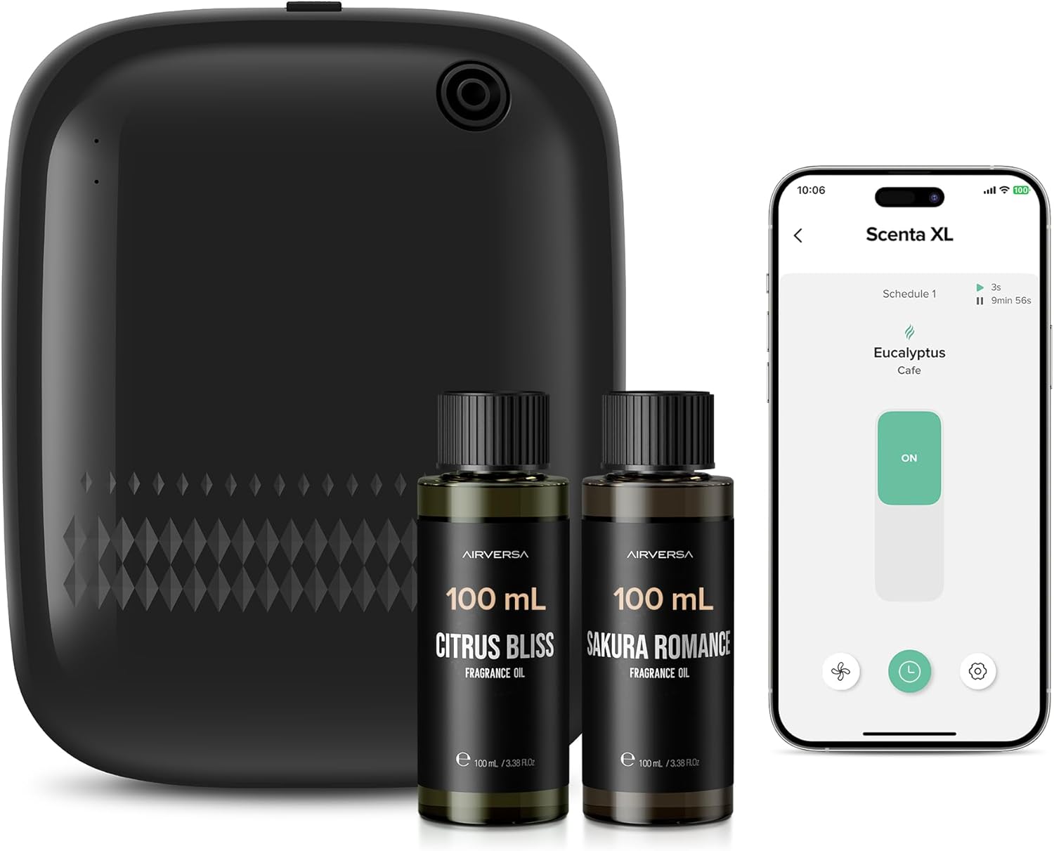 Waterless Essential Oil Diffuser Starter Kit for Large Rooms