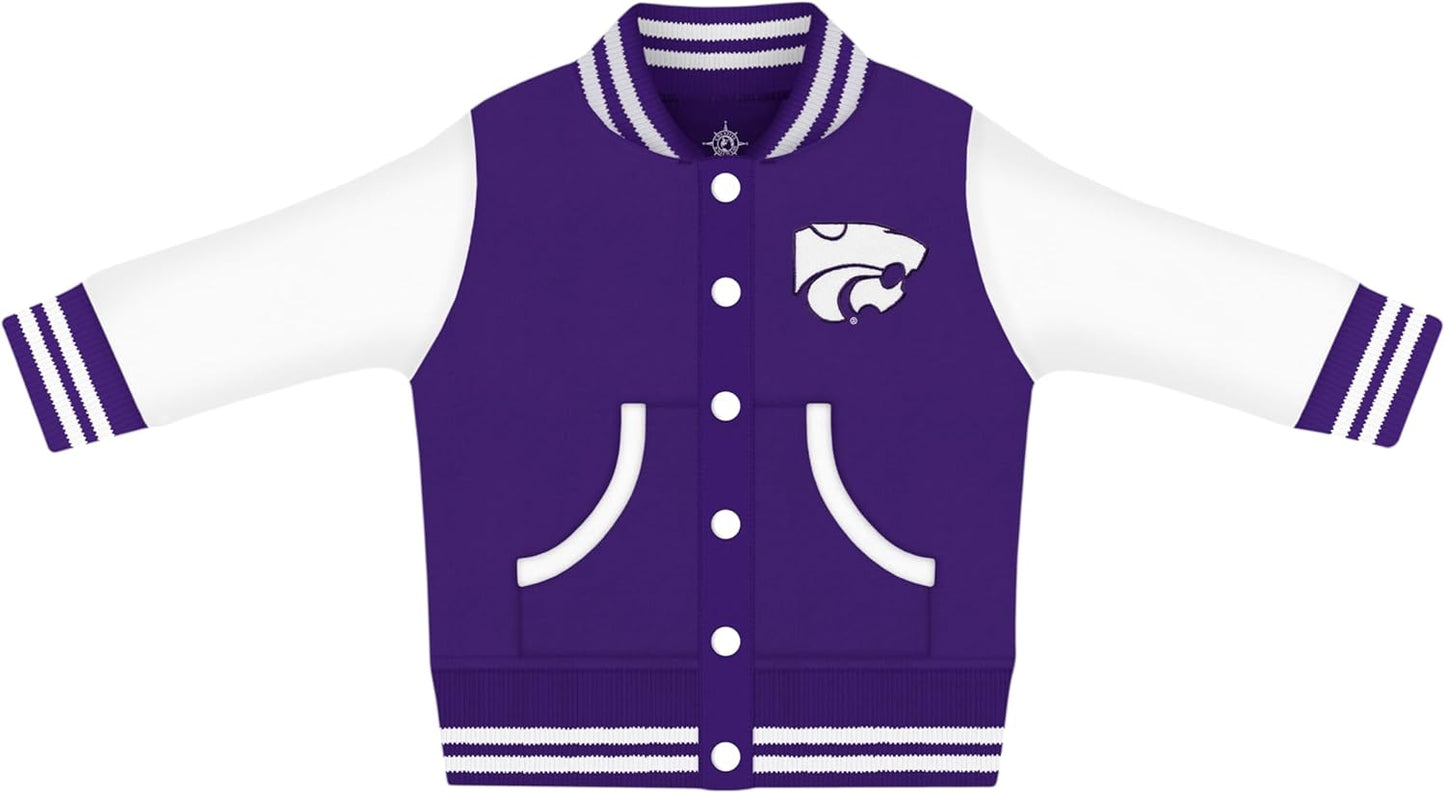 Creative Knitwear College Baby Varsity Jacket for Little Fans