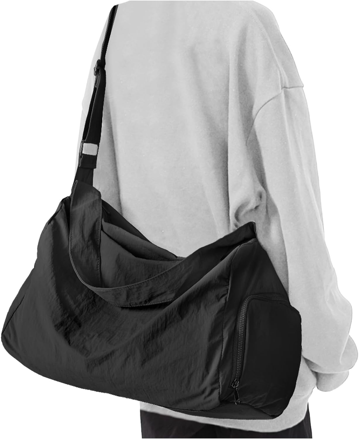 Waterproof Gym Duffle: Shoe Compartment, Lightweight & Stylish