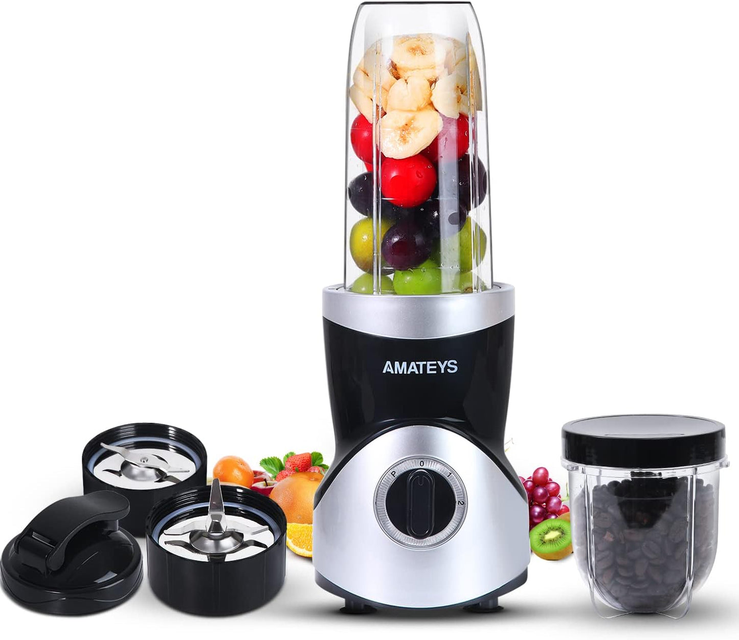 Portable Smoothie Blender with Grinder Blades - On-the-Go Essential!