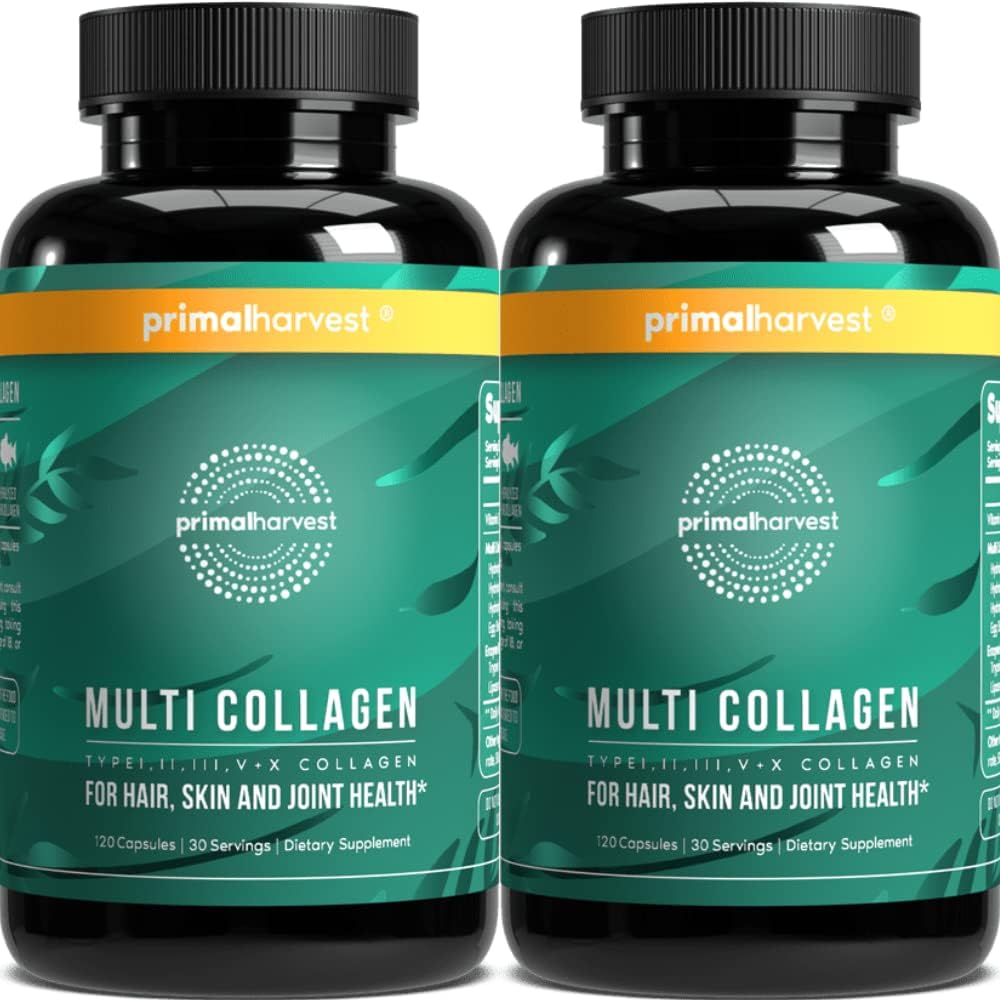 Multi Collagen Pills for Women and Men - 120 Capsules Pack