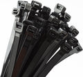 Ultra Strength 26 Black Zip Ties 60 PCS - 200 LBS, UV Resistant
