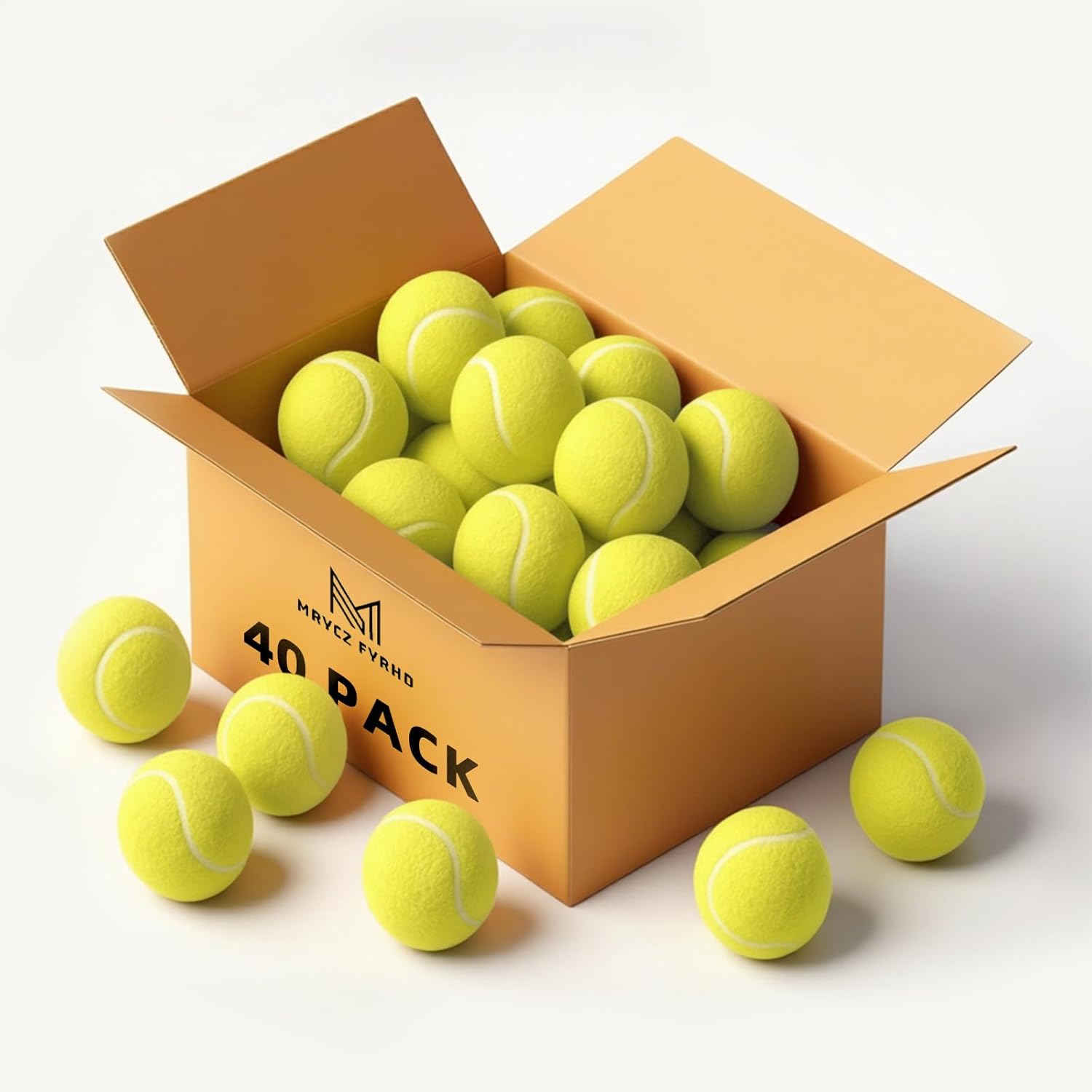 30/40 Pack Training Tennis Balls for Dogs and Beginners