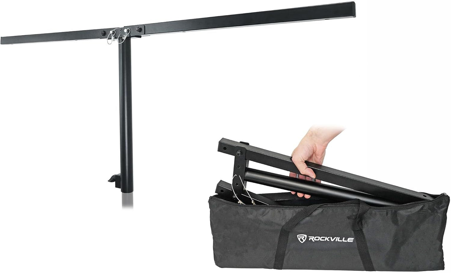Rockville ACC-B T-Bar Lighting Stand for 35MM Pole Stands