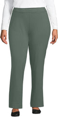 Starfish Mid Rise Straight Leg Pants - Comfortable Pull-On Workwear as