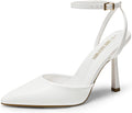 High Heels for Women Pointed Toe Ankle Strap Stiletto - Dress Pump