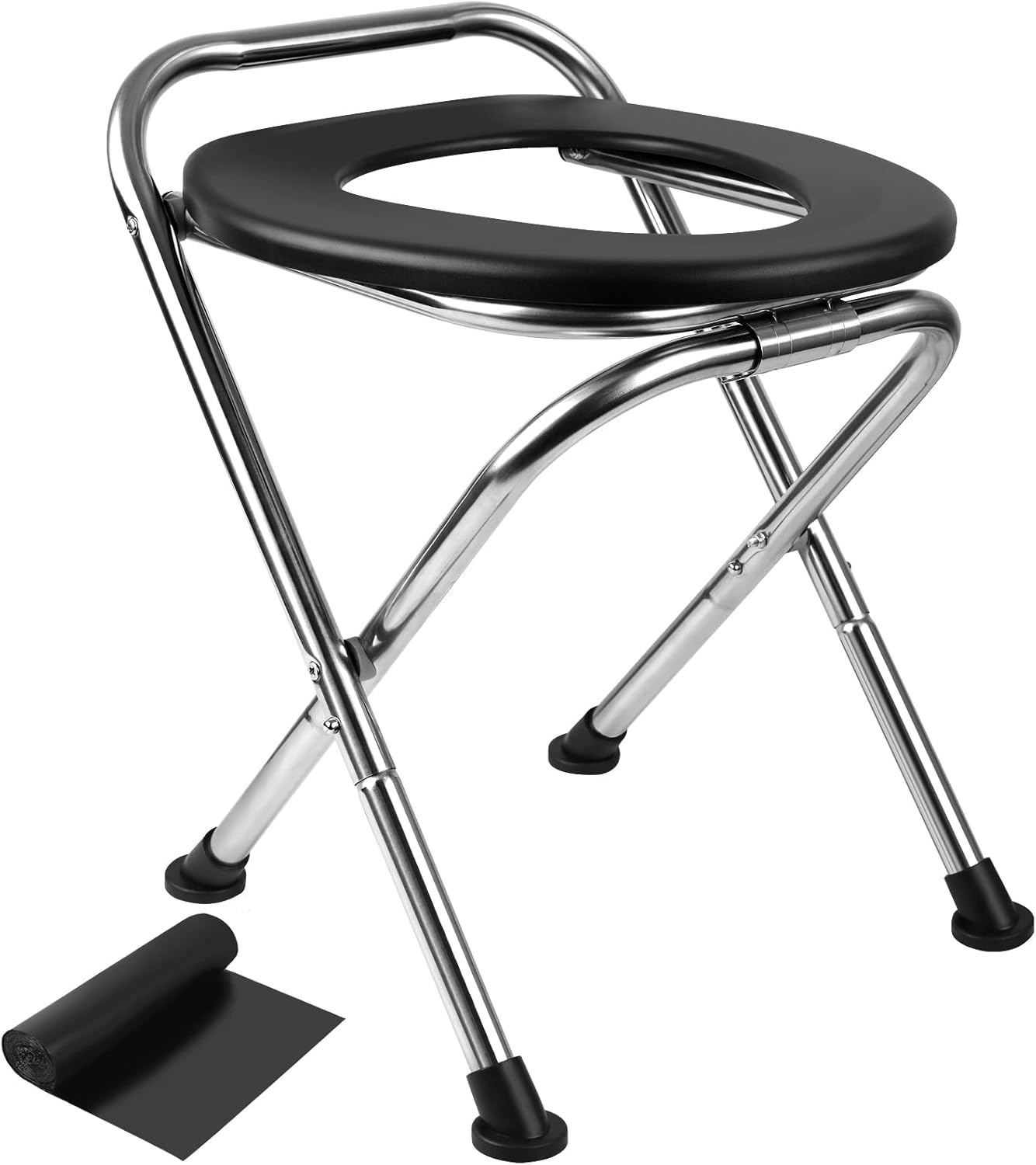 Stainless Steel Foldable Camping Toilet