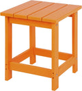 LZRS Square Outdoor Side Table for Hassle-Free Maintenance and Style