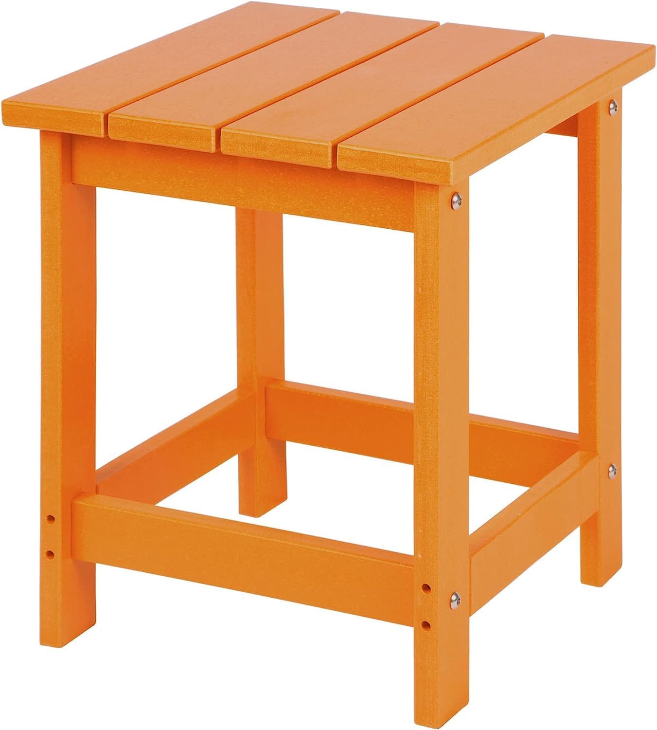 LZRS Adirondack Square Outdoor Side Table for Easy Maintenance
