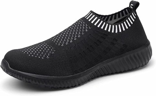 konhill Women's Lightweight Walking Shoes for All-Day Comfort