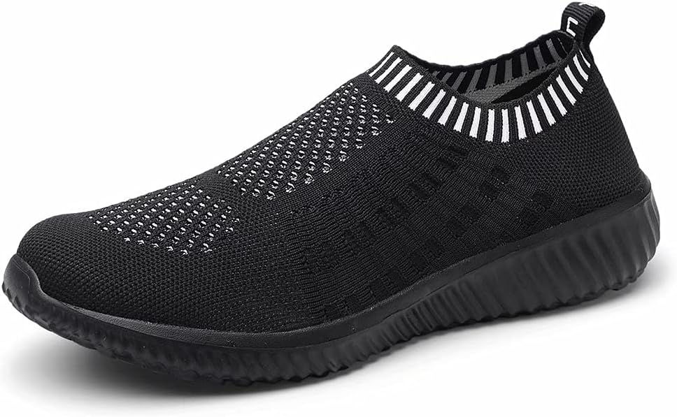 Breathable Mesh Sneakers for Women - Comfortable Slip On Shoes