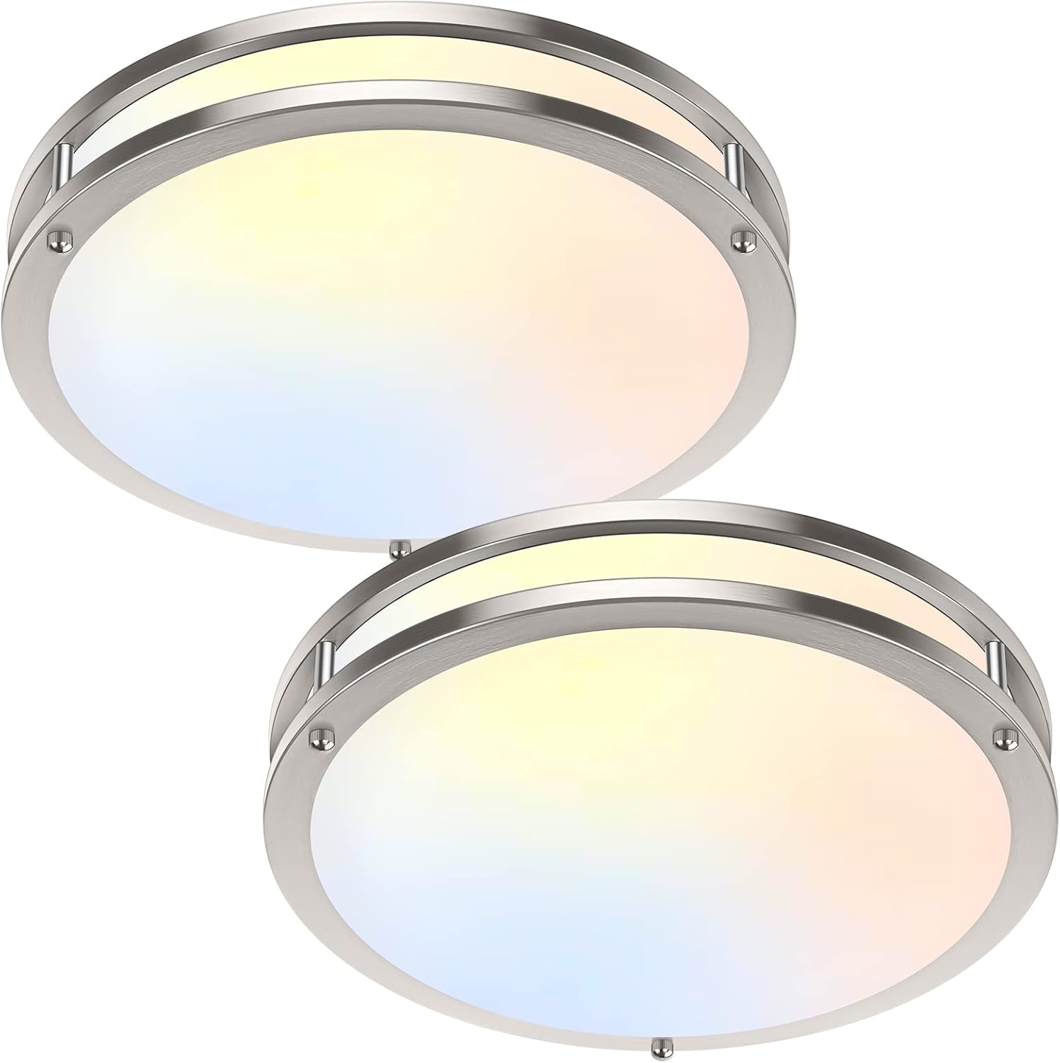 36W LED Ceiling Lights for Bedroom Kitchen, Dimmable Flush Mount