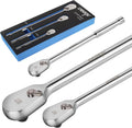 Long Drive Ratchet Handle 3PCS Set - Extra Reach for Tight Spaces
