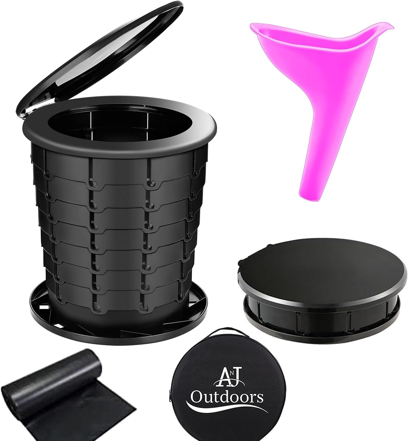 Adjustable Height Camping Toilet by ANJ Outdoors