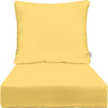 Sunbrella Deep Seating Cushion Set 23 x 24 Seat - Buttercup Yellow