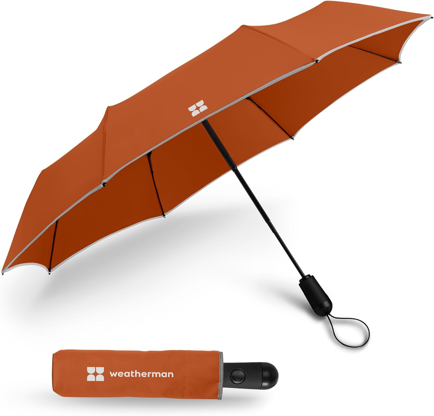 Weatherman Compact Mini Umbrella - Windproof Travel Umbrella